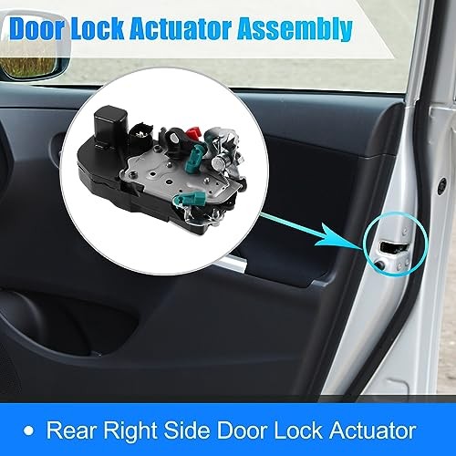 Rear Right Side Door Latch Lock Actuator Assembly for Dodge for Ram 1500 2002