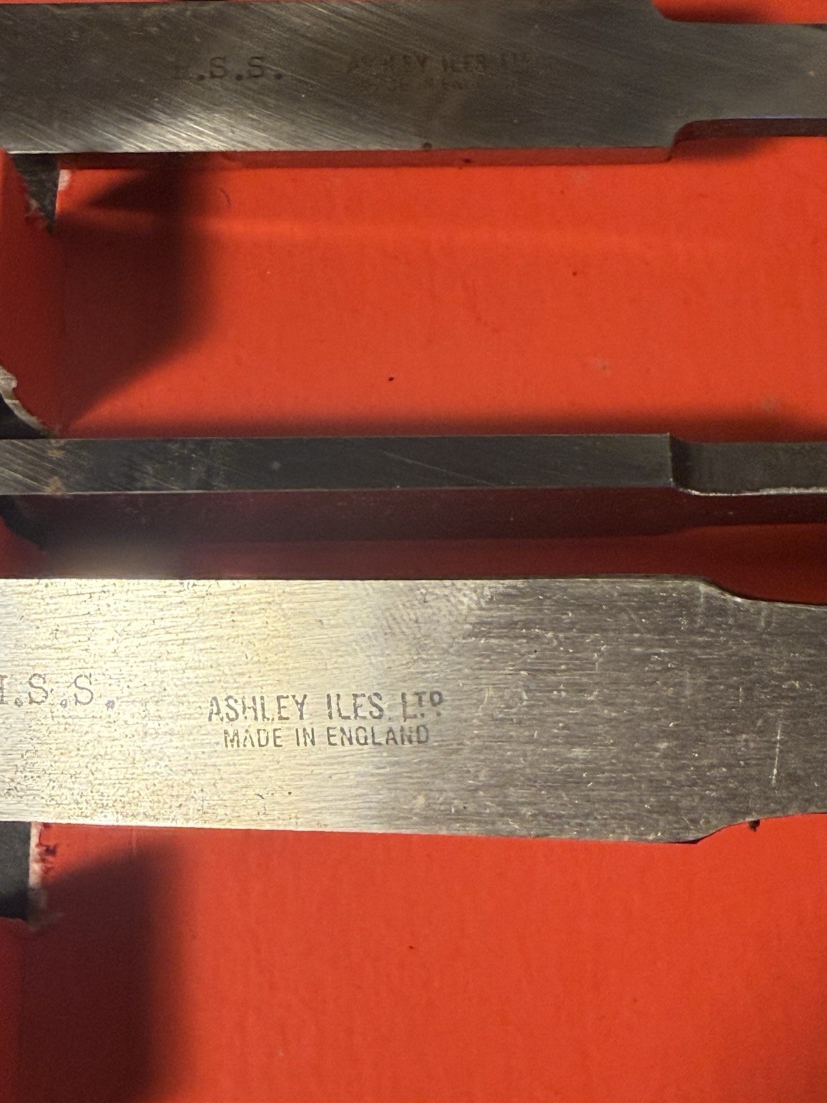 Ashley Isles Carving Tool Set -Hardwood Handled Lot Of 5.