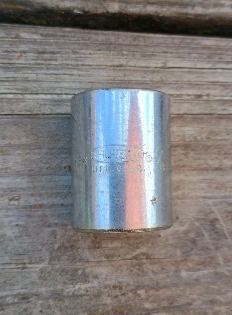 Vintage Tru-Test 7/8″ Socket 12 Point 1/2″ Drive T1628 USA