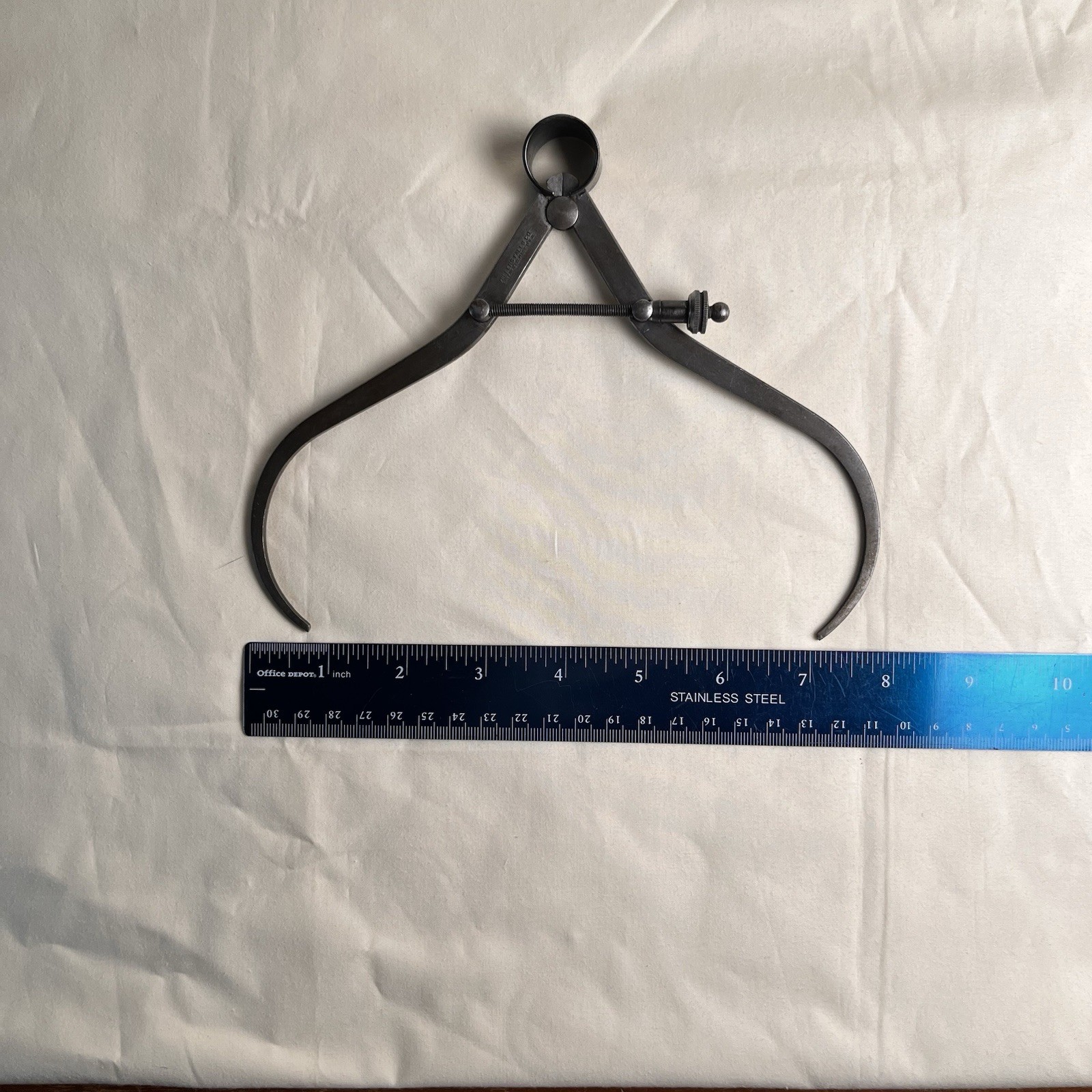 Vintage Millers Falls Flat-Leg Machinist Calipers Greenfield, MA