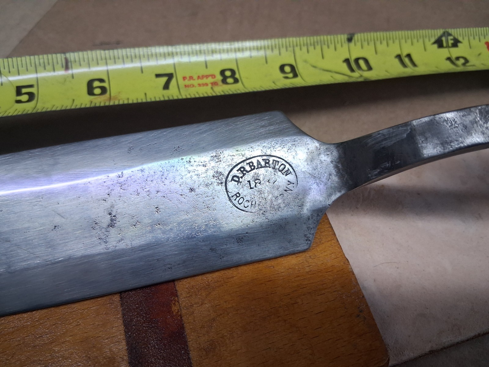 Restored D.R. Barton 1 3/4″ Trowel Shank Paring Chisel