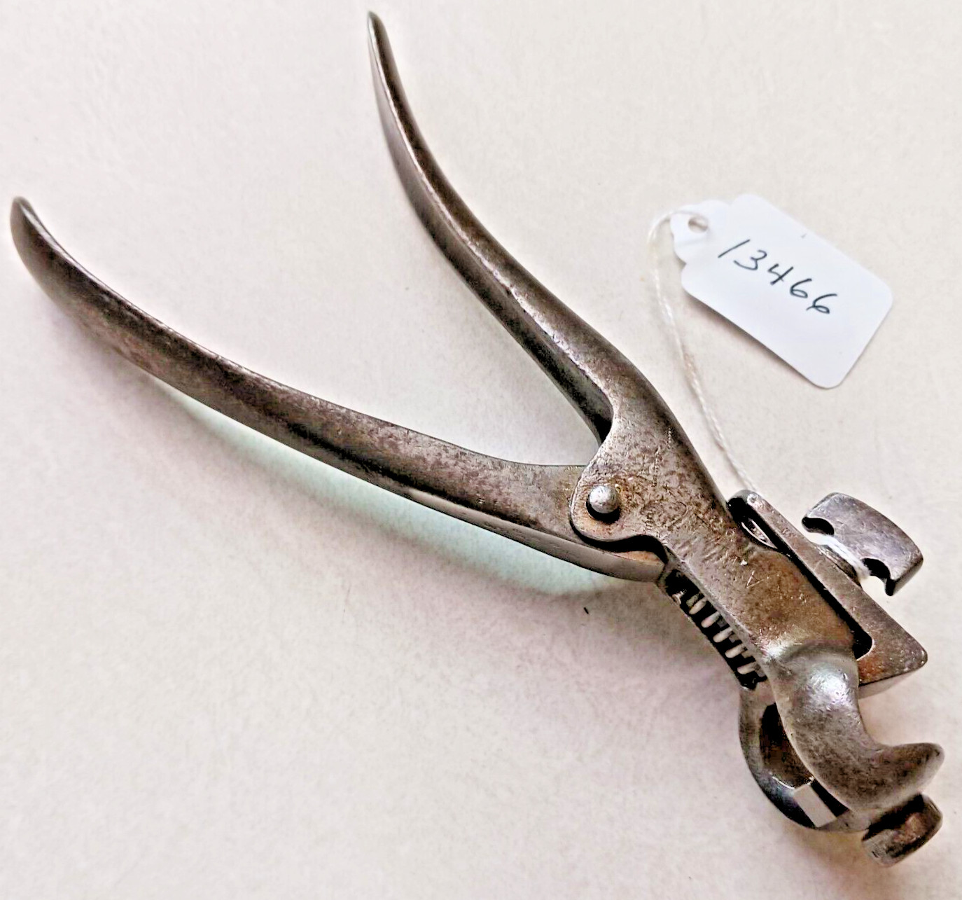 Saw Set, MORRILLS Antique Hand Saw Tooth Setter, Patented Dec. 24, 1880, USA
