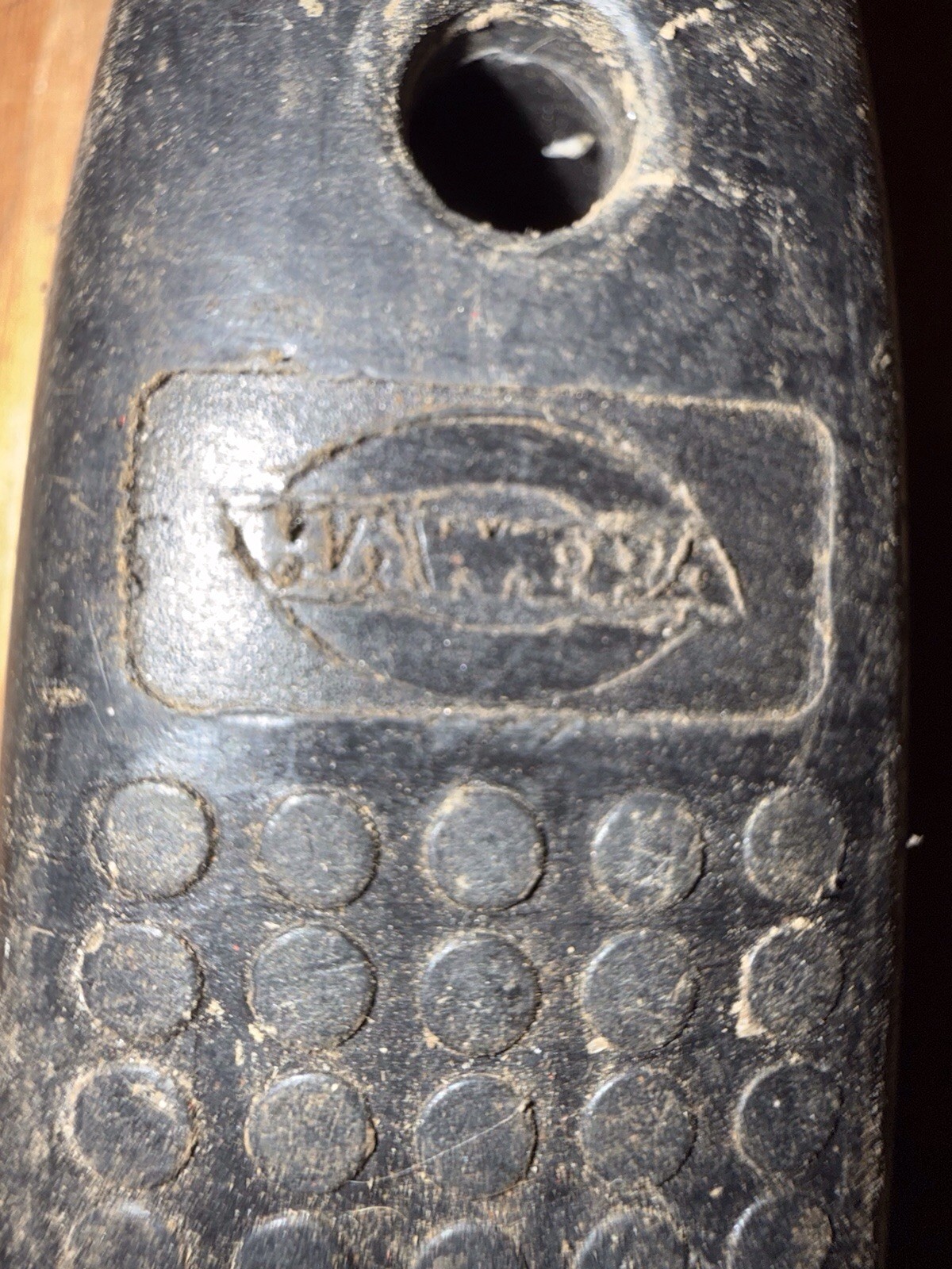 1/4” Wood Chisel Black Plastic Handle Marked Swedish Steel Made In Holland