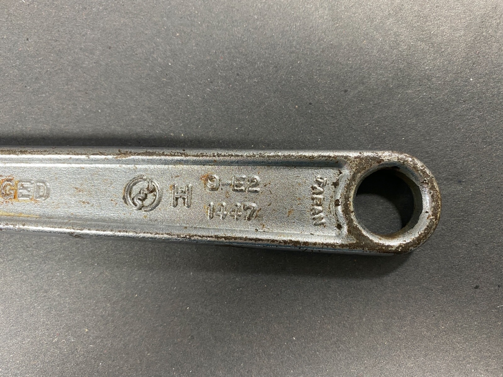 The Super Tool Company 250 mm Adjustable Wrench Crescent Vanadium Steel Japan