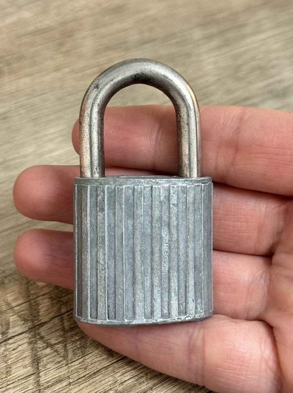 Vintage Antique Old Tower Brand Padlock No Key Lock