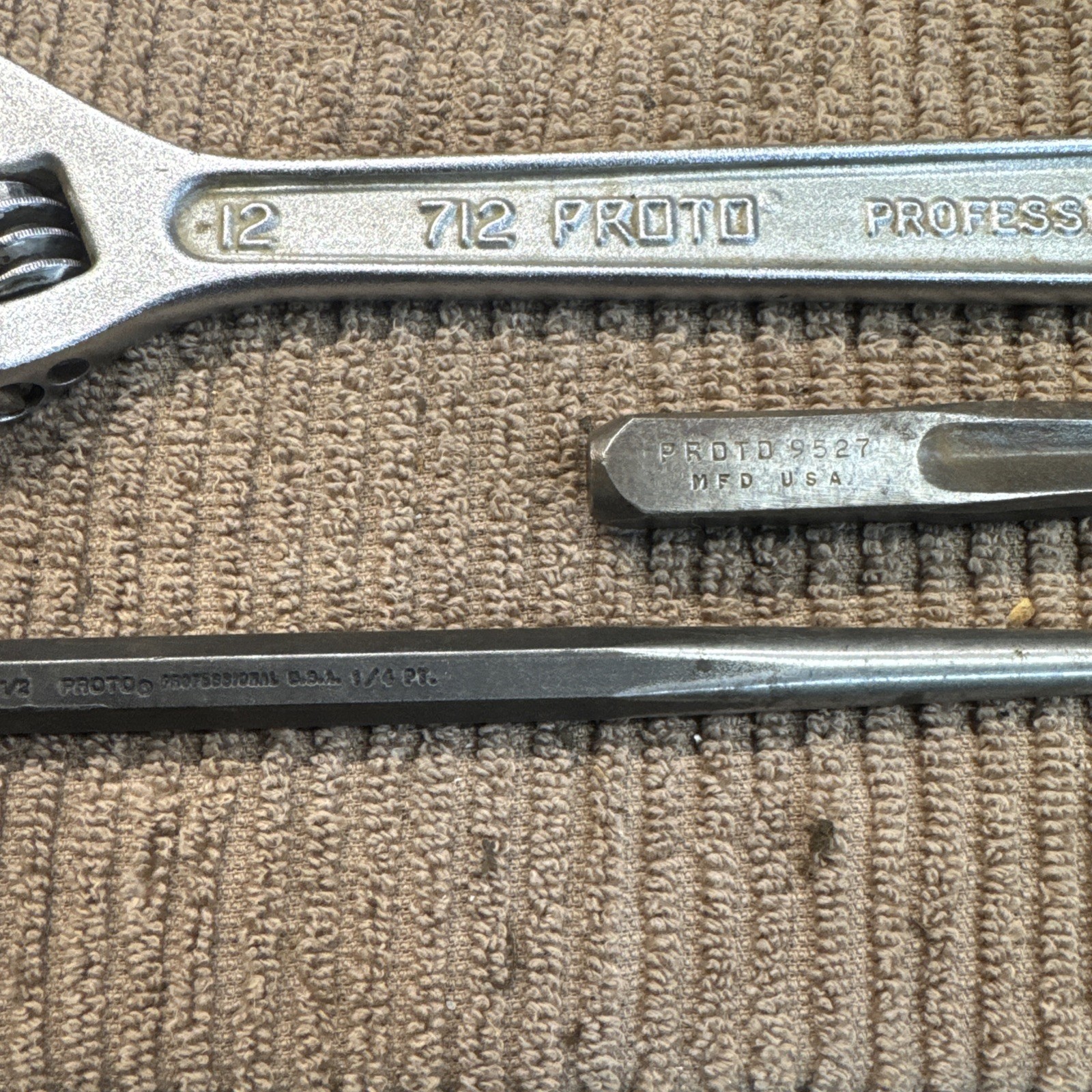 26 VTG Proto Tool Mixed Lot Sockets Wrenches Swivel hammer Los Angeles USA