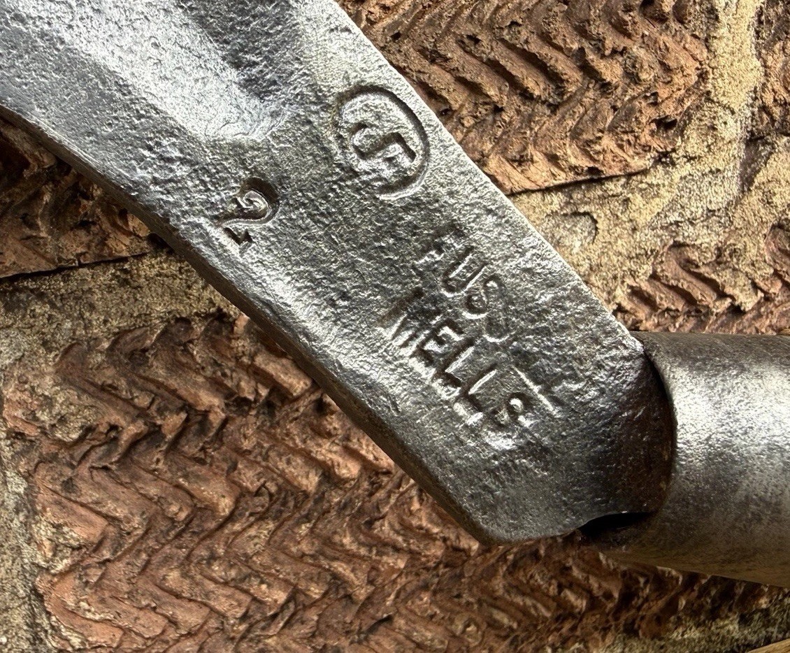 Vintage Fussell Mells No 2 Garden Sickle Scythe Billhook Slasher Grass Hook Tool