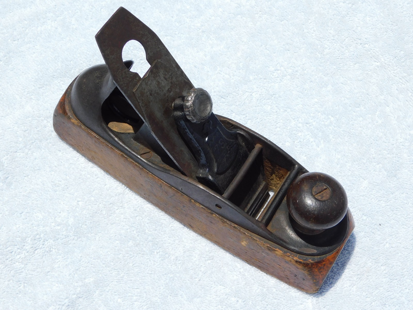 Antique Woodworking Tool – Stanley Rule & Level #122 Smooth Plane w Liberty Bell