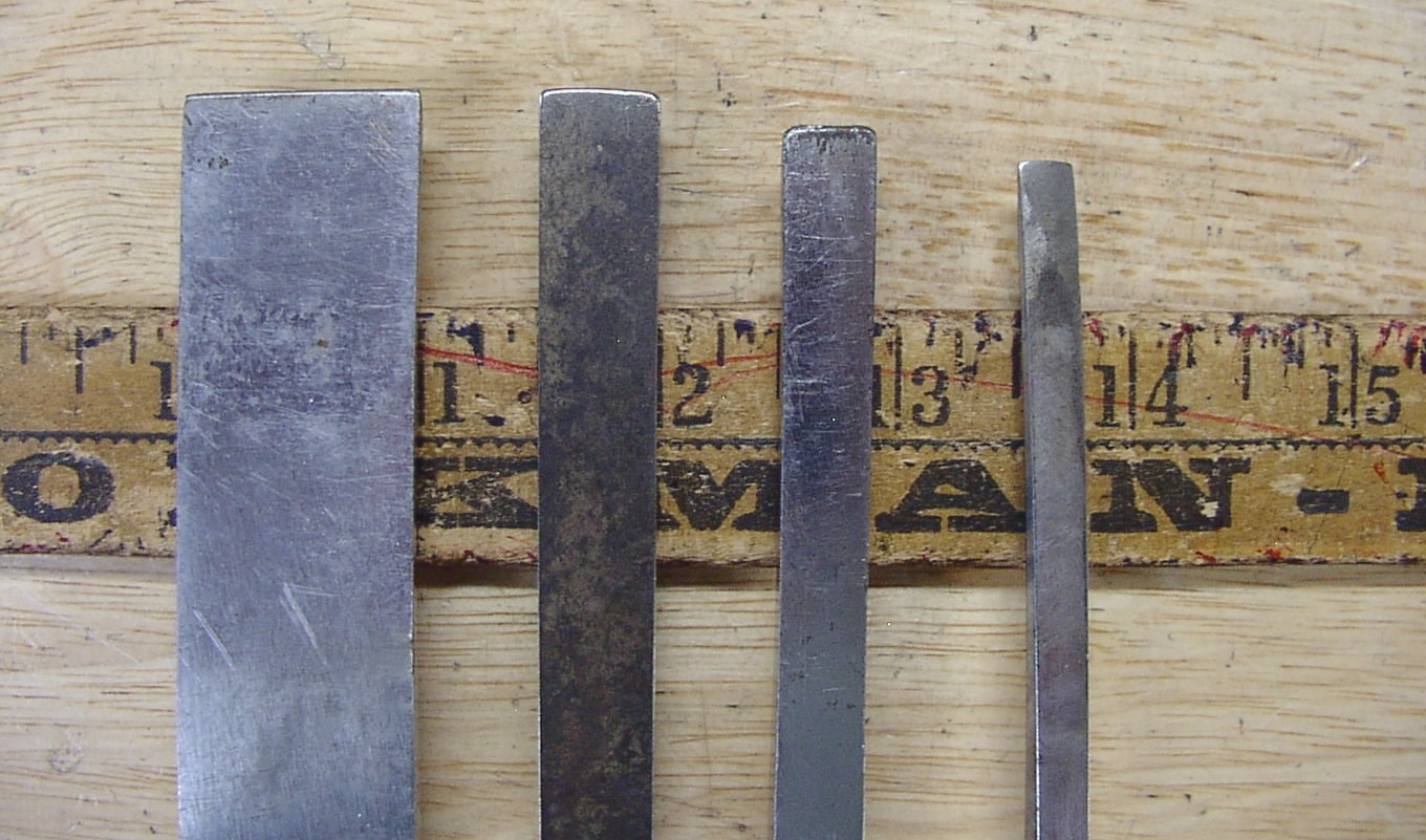 3 Vntg Unbranded Bevel Edge Socket Chisels,1″,1/2″,3/8″,& BONUS 1/4″ Craftsman