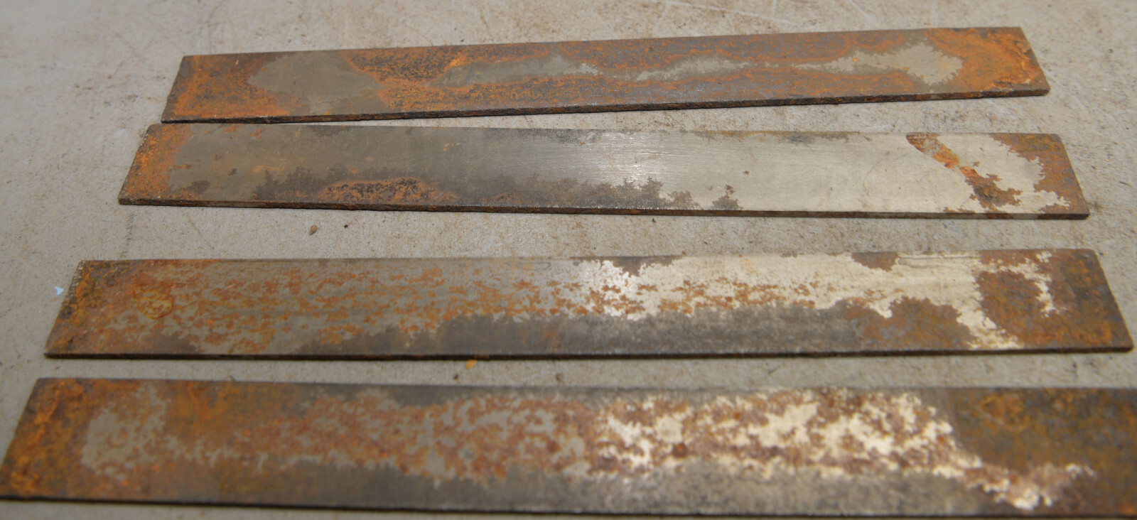 7 vintage 12″ planer jointer blades Delta Rockwell craftsman wood tool lot P2