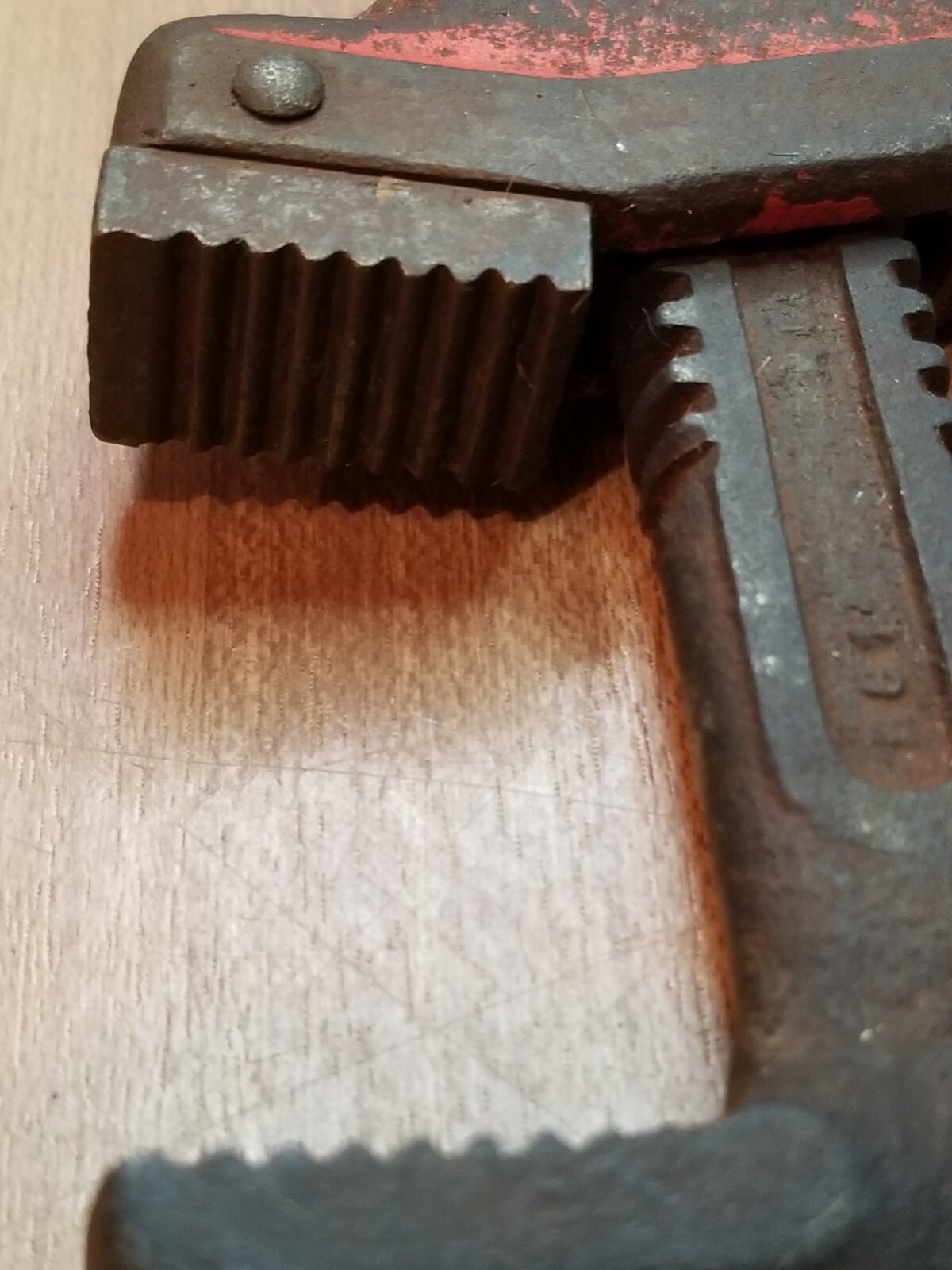 Vintage ~ RIDGID E10 ~ Offset Pipe Wrench ~ Pat. 1727623