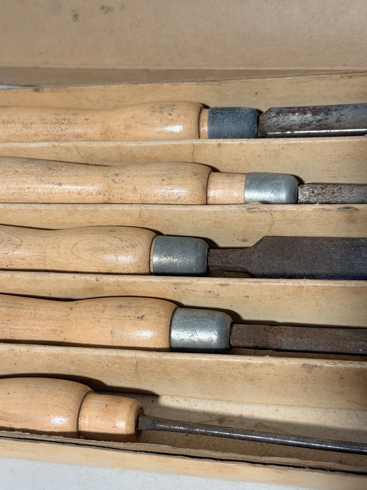 Vintage Set Of 5 Shop Smith LATHE CFESELS Woodworking Multitool Kit