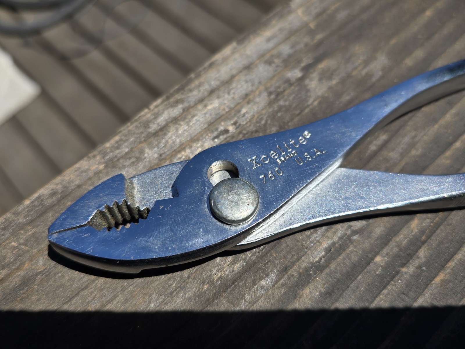 Vintage Xcelite 76C 6 1/2″ Slip Joint Pliers Made in USA