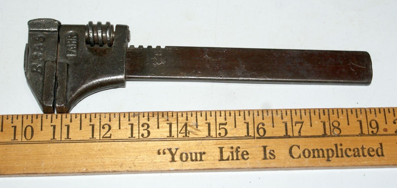 FAHR B355 B356 Adjustable Farm Implement Plow Wrench Tool Old Antique