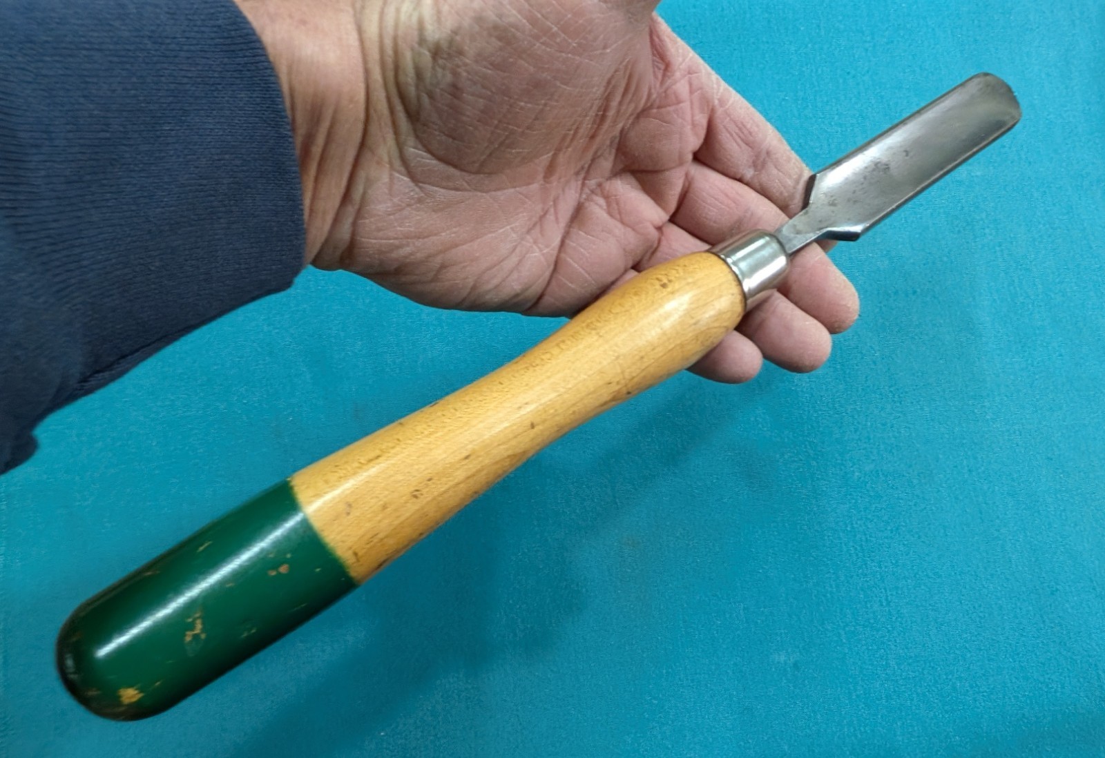 Vintage GREENLEE Tool Co. Short 1″ Turning Gouge 14″ OAL Lathe Tool 1960’s-70’s