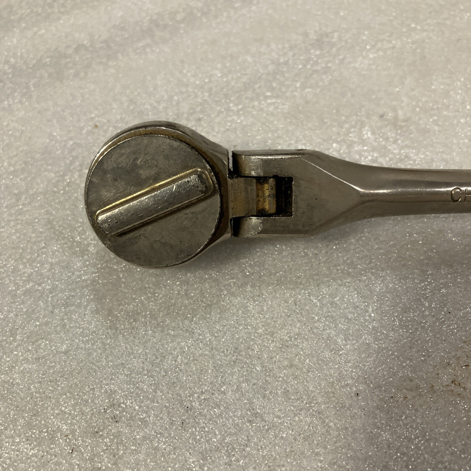 (h) VTG BONNEY T-703K 3/8″ DRIVE FLEX HEAD KNURLED RATCHET Chrysler MTS Award