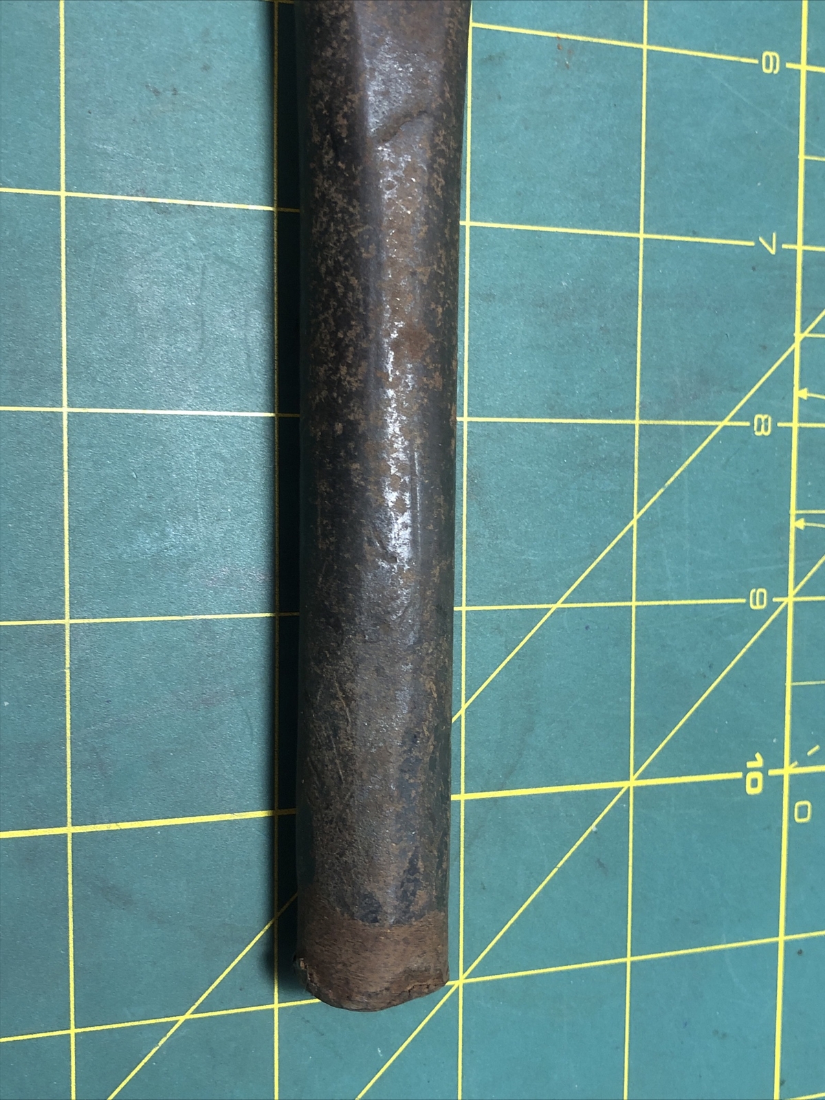 Antique Blacksmith’s Pointed Punch Tool 8-1/8 in. Old Handmade Blacksmith Tool