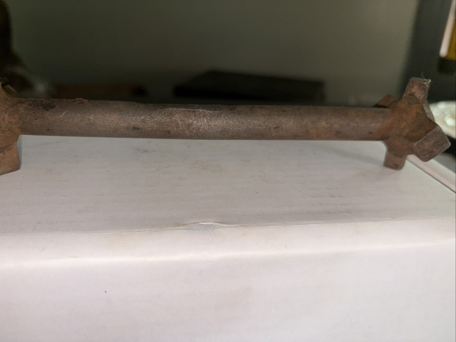 Vintage 1940s 1950s Ken-Tool G-17 Drain Plug Wrench Multi Tool Oil Pan USA Rusti
