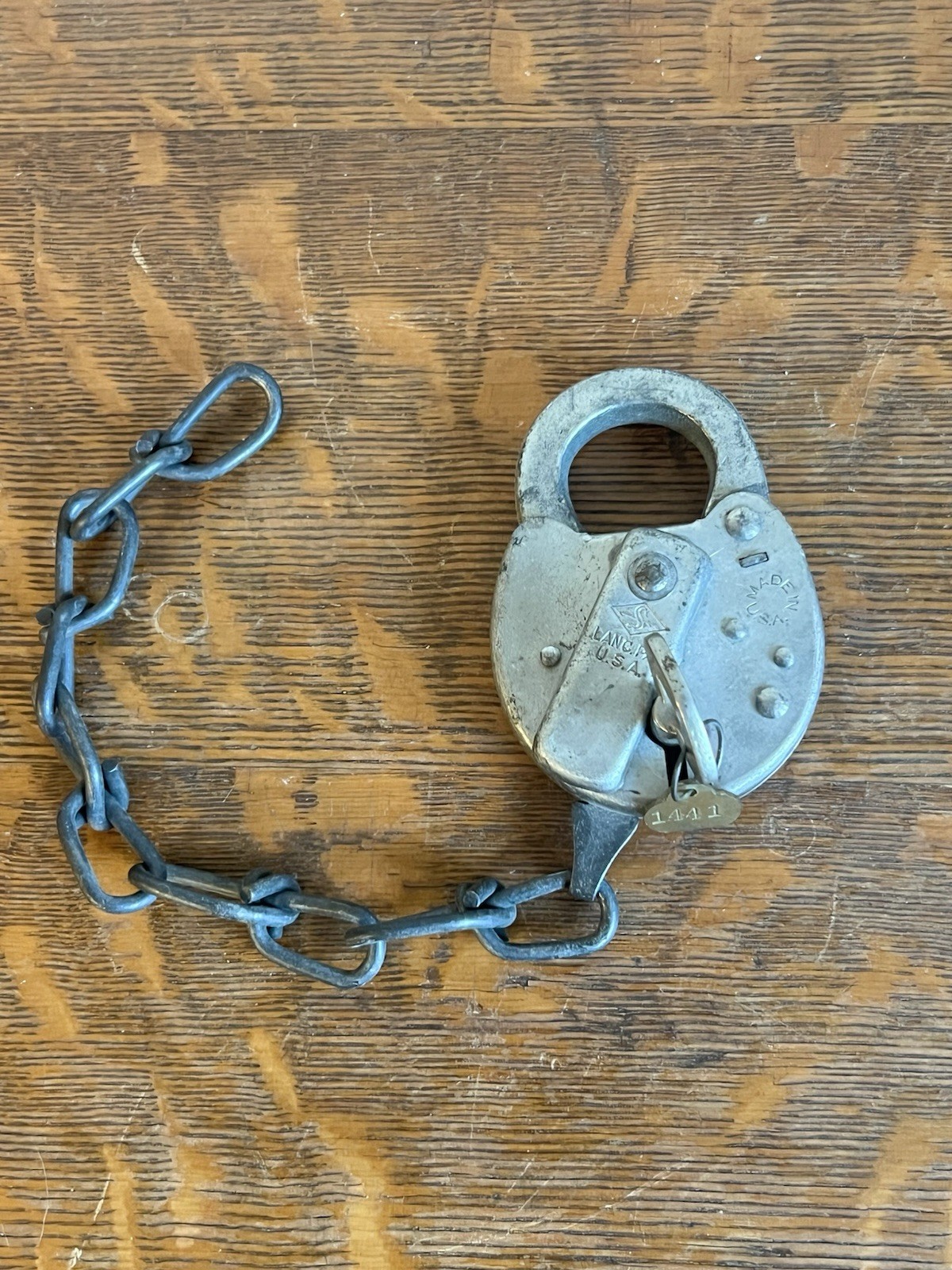VINTAGE JARED SOLID 4 LOCKS WITH KEYS, 2 MARKED JAS BOND & SONS LTD. 007