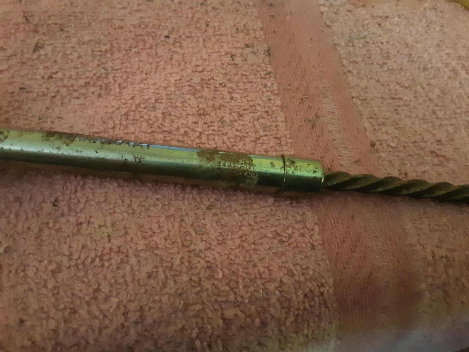 Vintage Spiral push screwdriver by Steelcraft with 4 bits Germany British Zone