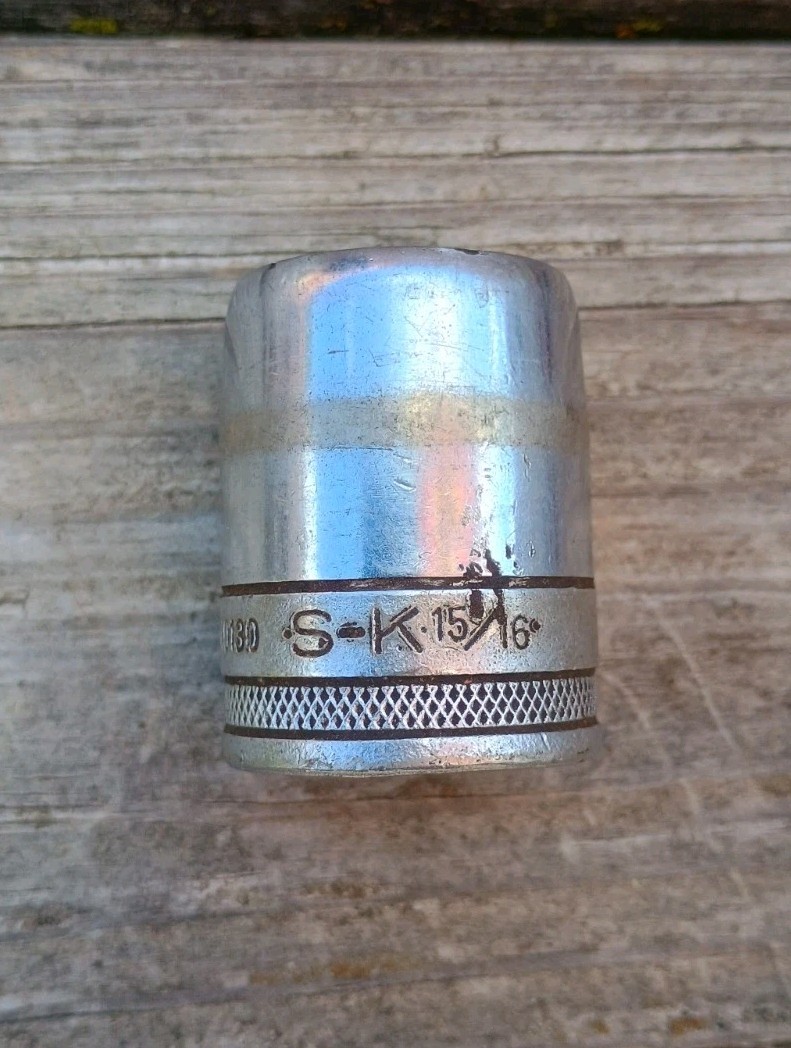 Vintage S-K SK 15/16″ 12 Point Socket 1/2″ Drive 40130