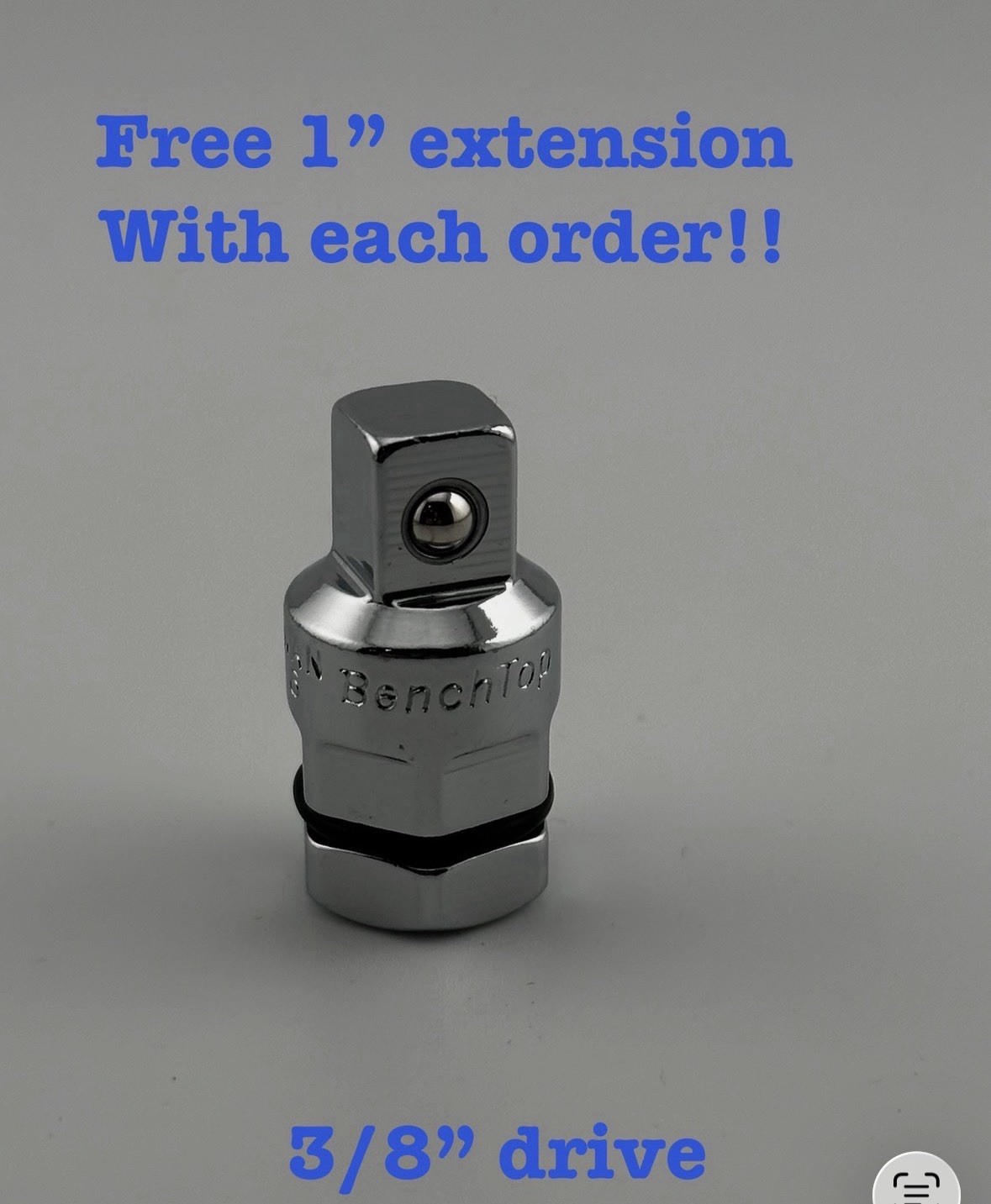 Craftsman 7/16” Deep Well Socket. 45836 Easy Read 3/8″ drive 6 Point. 146