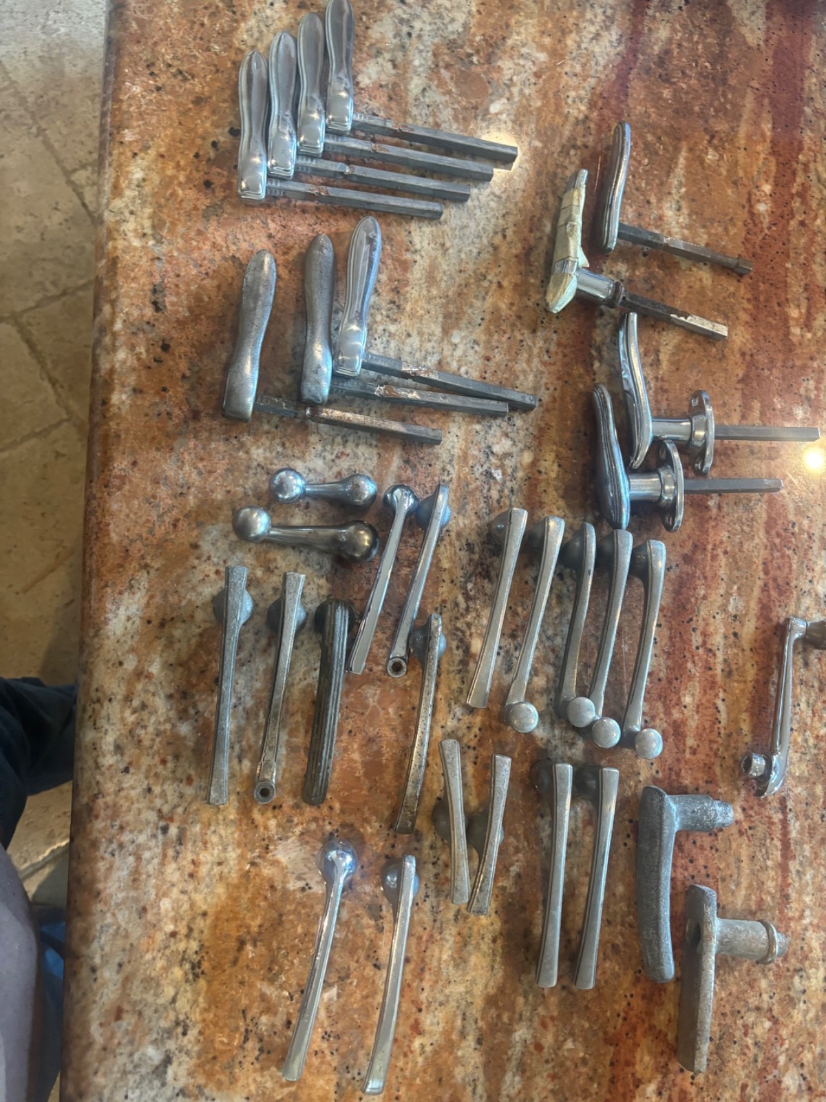 Vintage Car Door Handle Indoor Outdoor Lot of 33