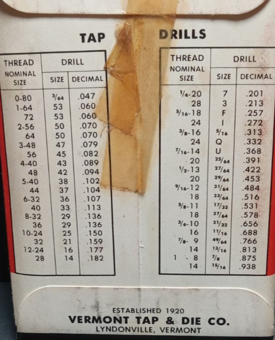 VTG Vermont Tap & Die Twist Drills #3 High Speed Steel D-300 Flo-Forge X-10 12pc