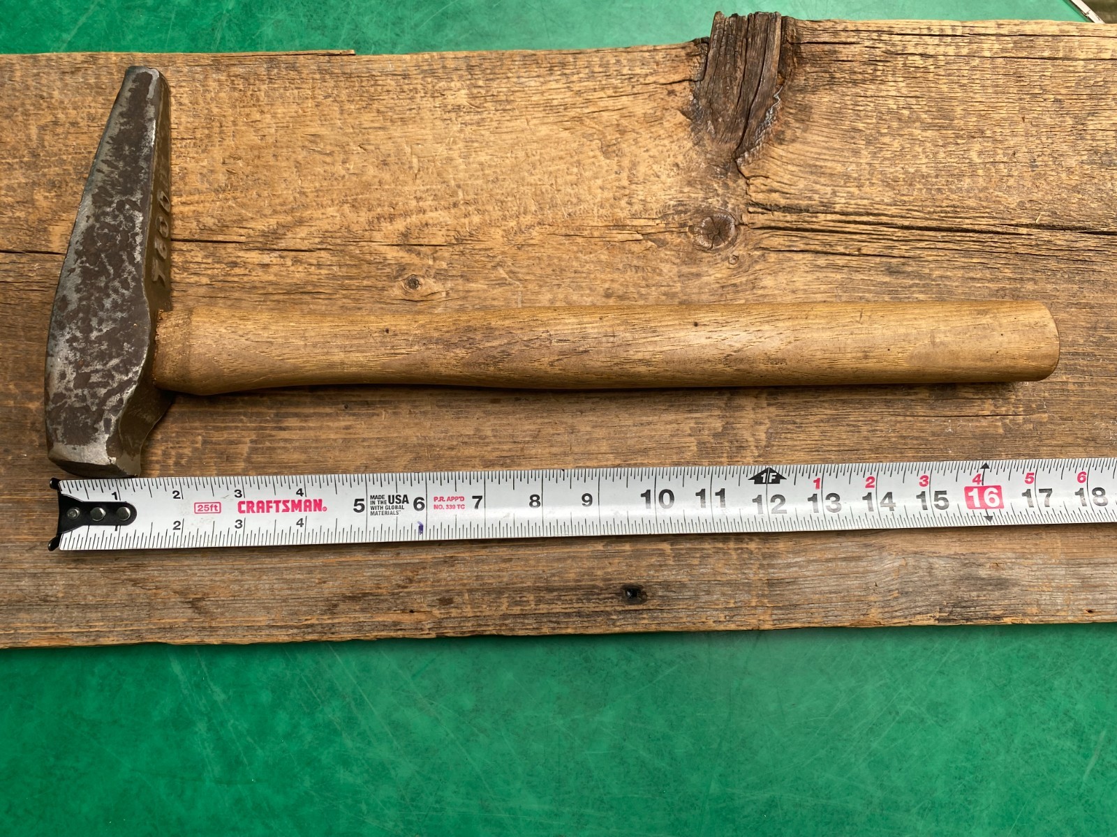 Vintage 2lb. 15 oz. Blacksmith Anvil/Forge Tapered Square Punch Hammer T600