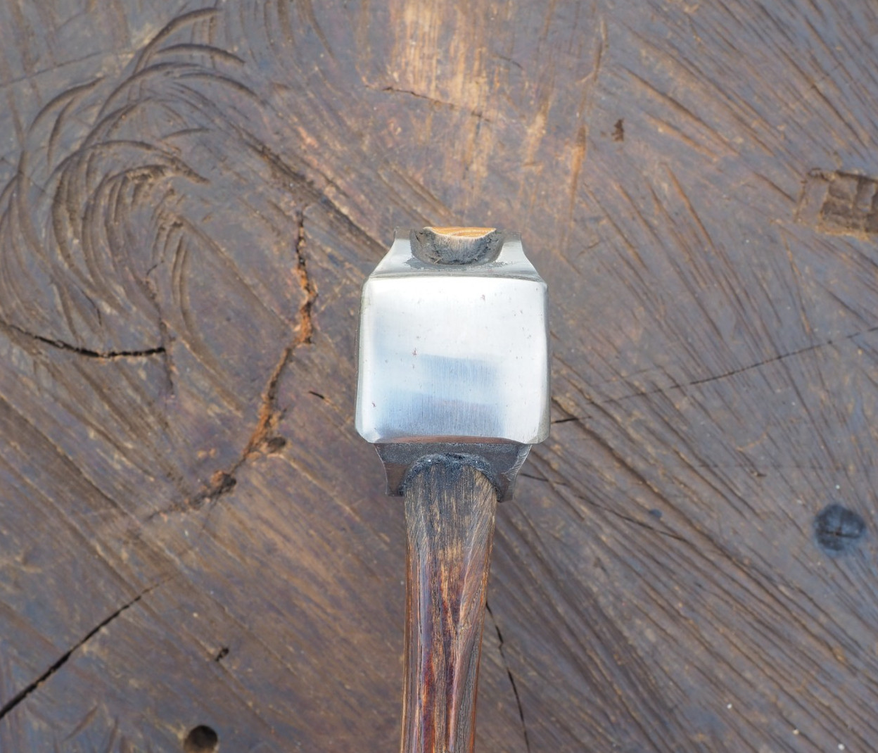 SWEET 3.5LB BLACKSMITH “BRIDGETOWN FORGE” HAMMER DOG HEAD ANVIL KNIFE BLADE SAW