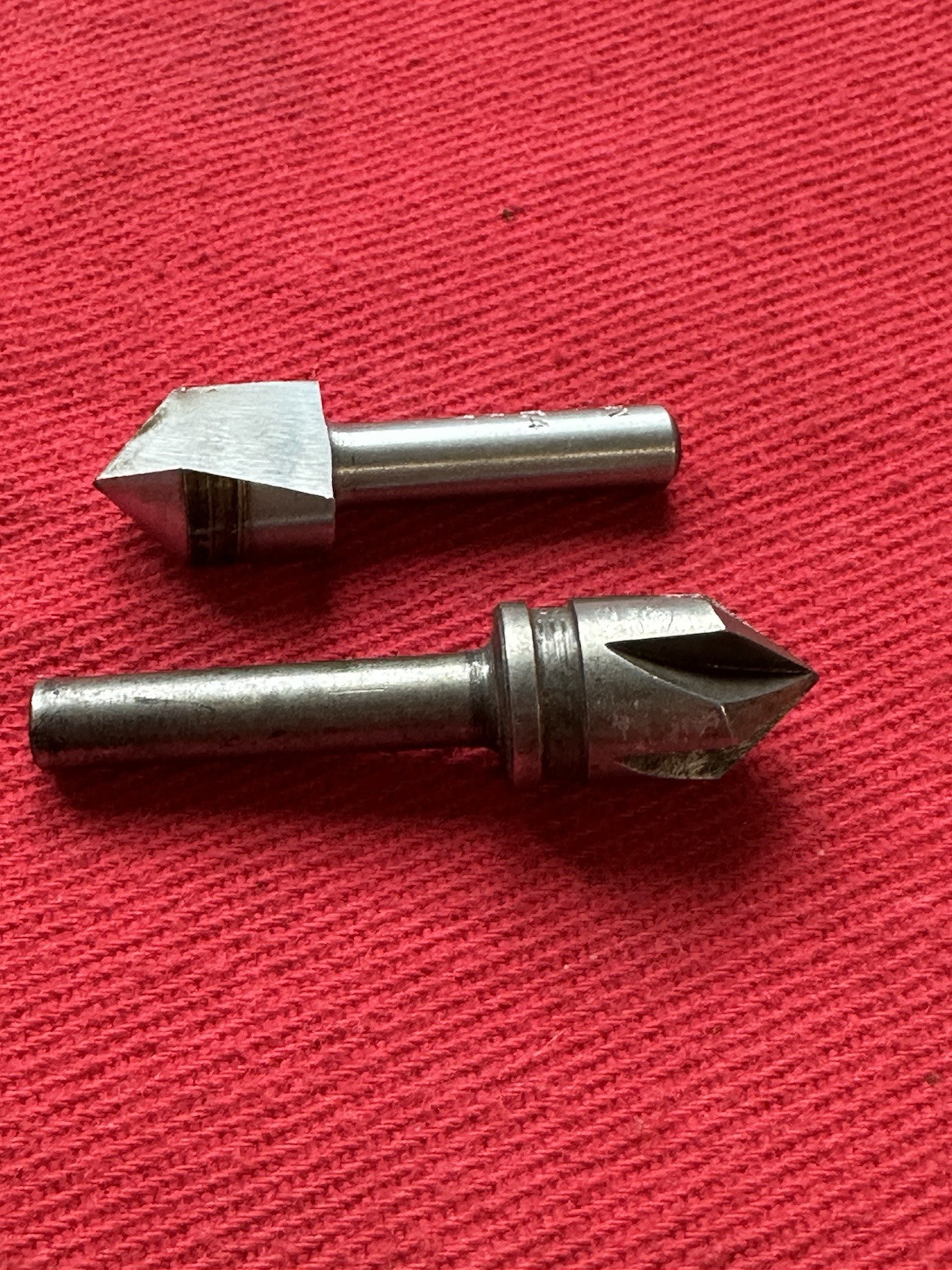 PAIR (2) VINTAGE CRAFTSMAN 1/2” DRILL COUNTERSINK BITS 1 FOR STEEL – 1 FOR WOOD