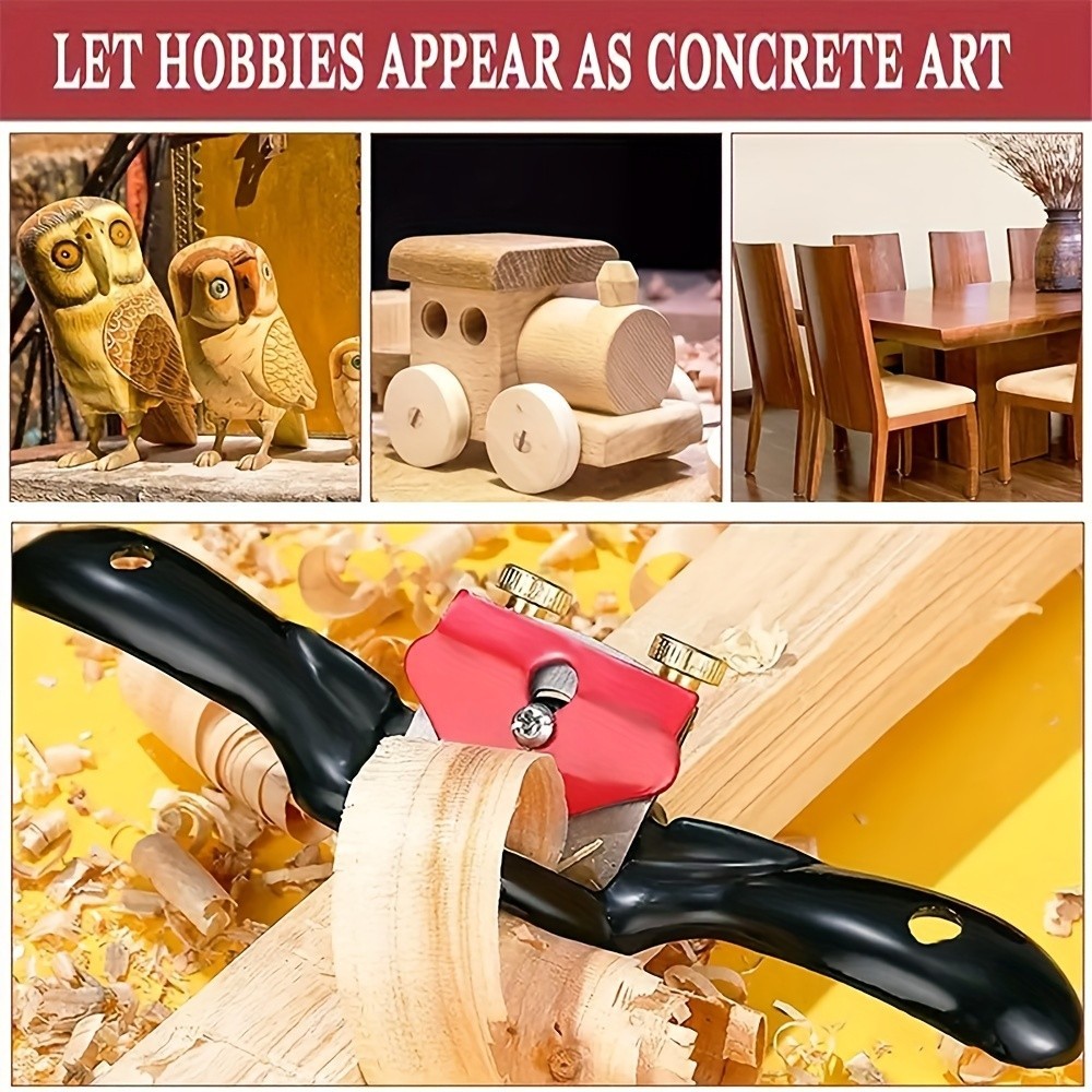 Woodworking Spokeshave – Adjustable for Curved Wood & Edge Trimming