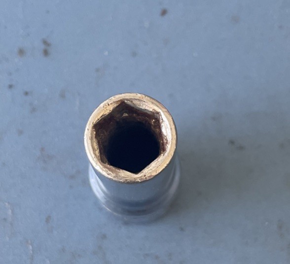 SK- TOOLS 3/8″ DRIVE X 3/8″ SIZE DEEP SOCKET 40412 6PT USA- VINTAGE