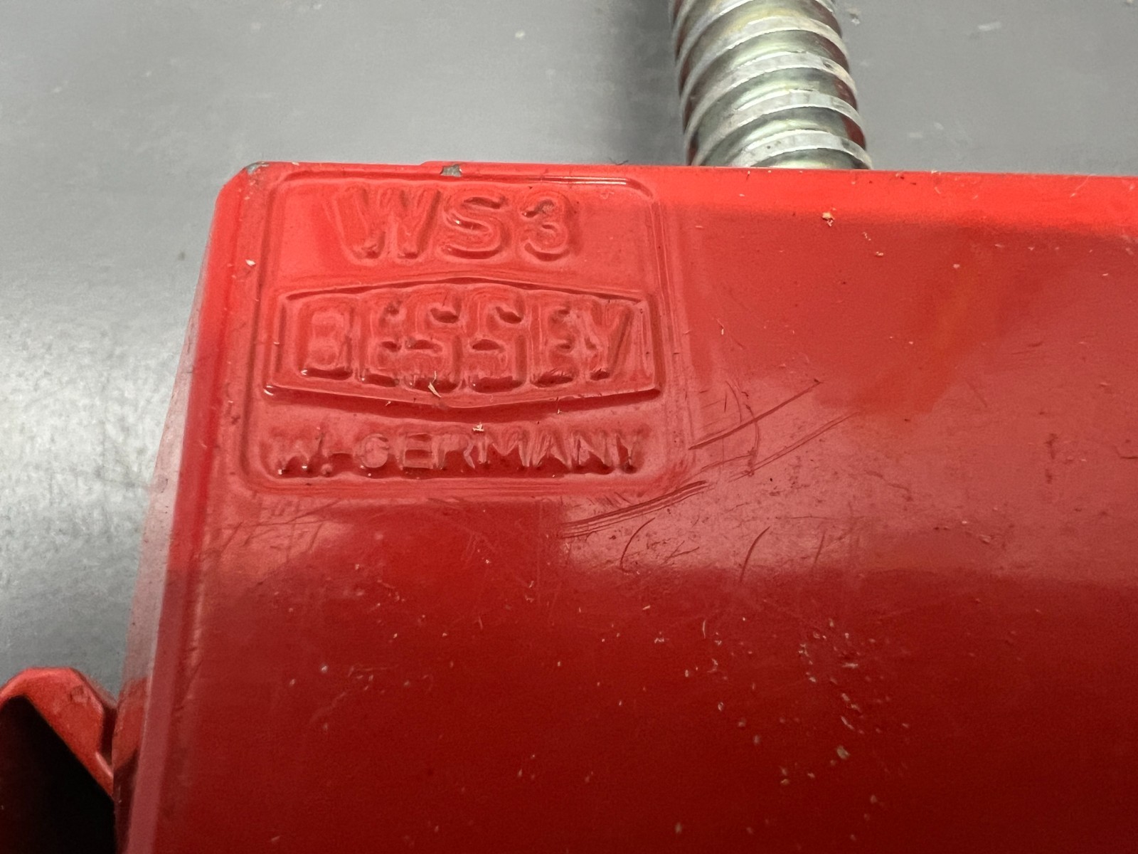 (W) BESSEY WS3 ANGLE V CLAMP 3″ JAW WOOD METAL – VGC – MADE IN GERMANY