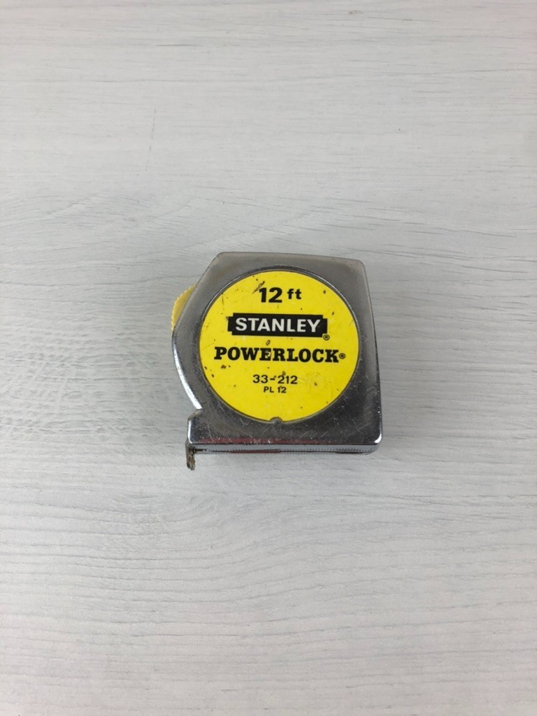 Vintage Stanley Powerlock 12ft Tape Measure – 33-212 PL12