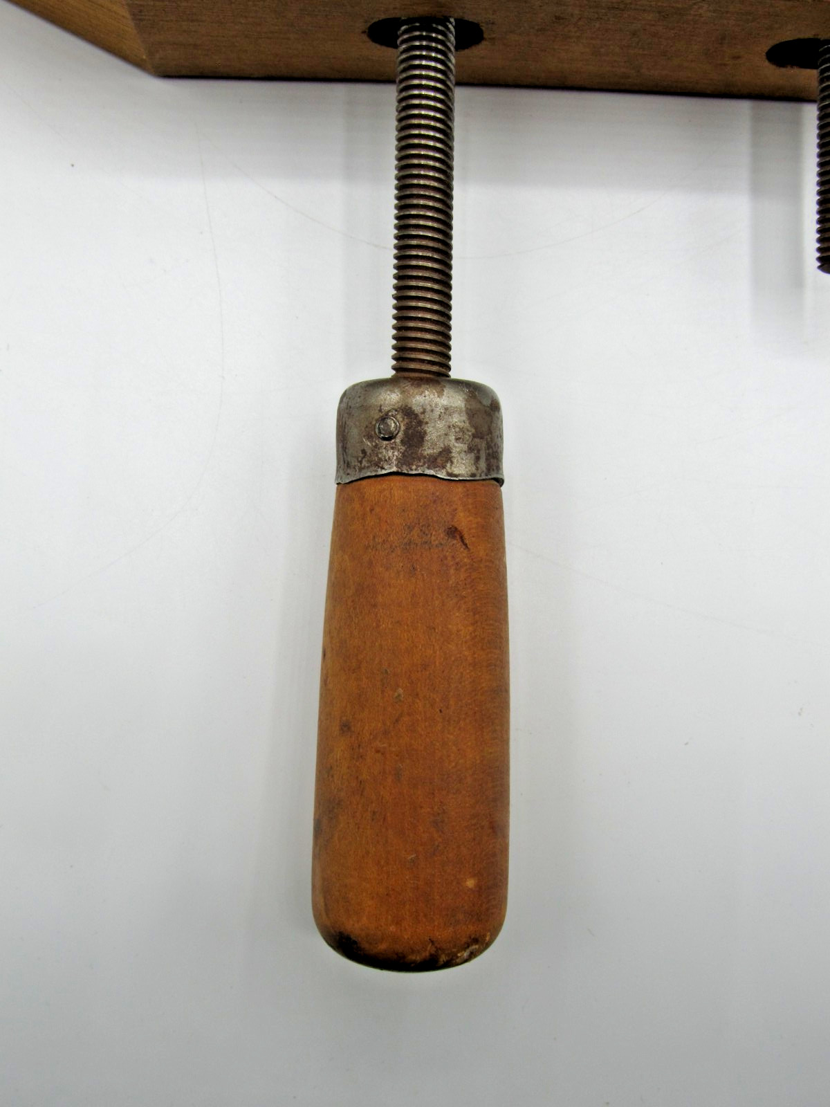 Jorgensen 8″ Solid Wood Hand Screw Clamp Wood Working USA Vintage