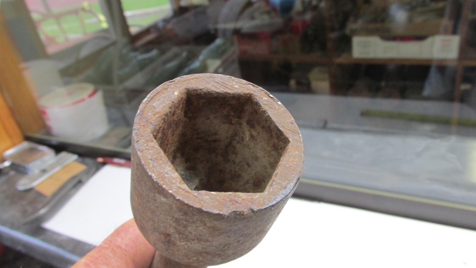 Old John Deere Tractor A G D ? Flywheel Nut S Wrench Socket