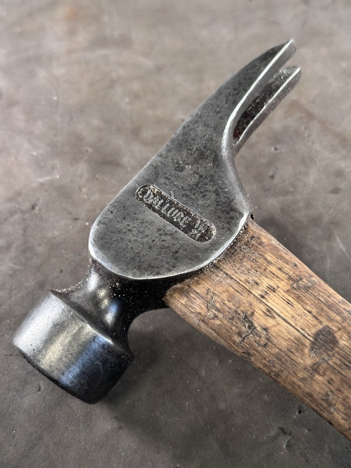 Beautiful Dalluge 21 Straight Claw Hammer Original Handle California Framer
