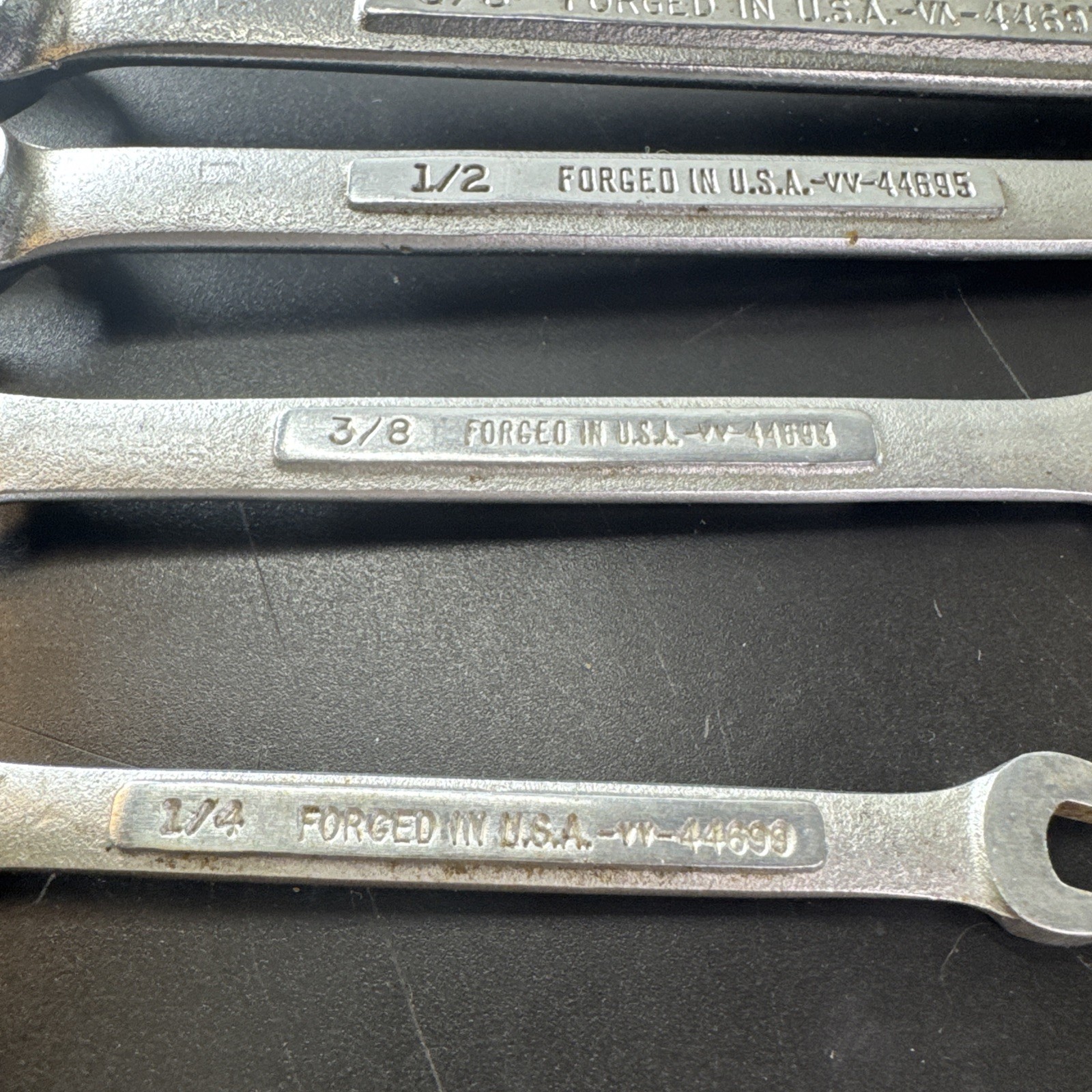Vintage Craftsman SAE Combination Wrench Set 12 Point USA 1” to 1/4” 9pc VV VA