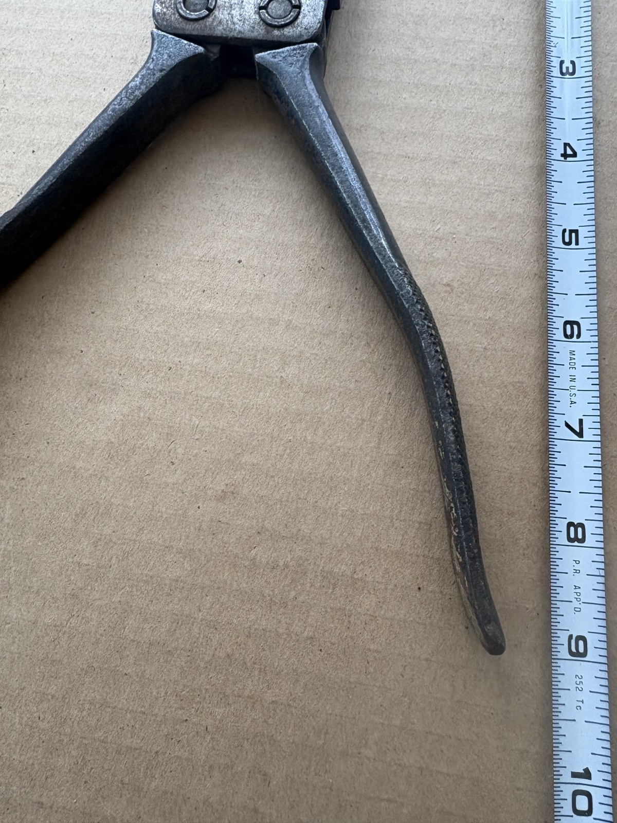 Vintage Antique 1800’s End Nippers 10″ Tool End Cutters for cutting Music wire