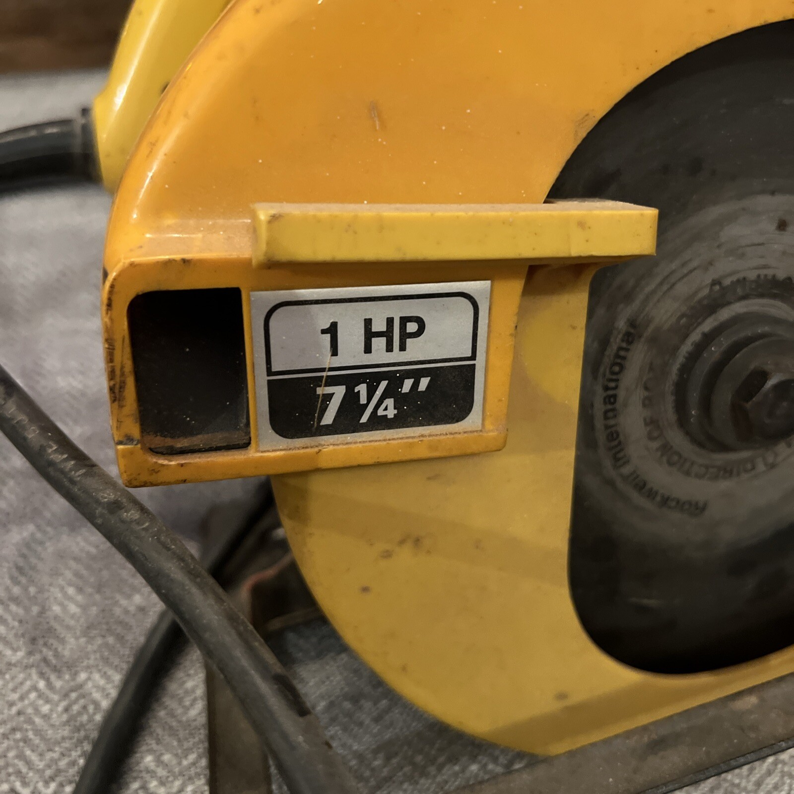 VINTAGE ROCKWELL TOOLS 7-1/4″ CIRCULAR SAW, Model 4500 Type 1