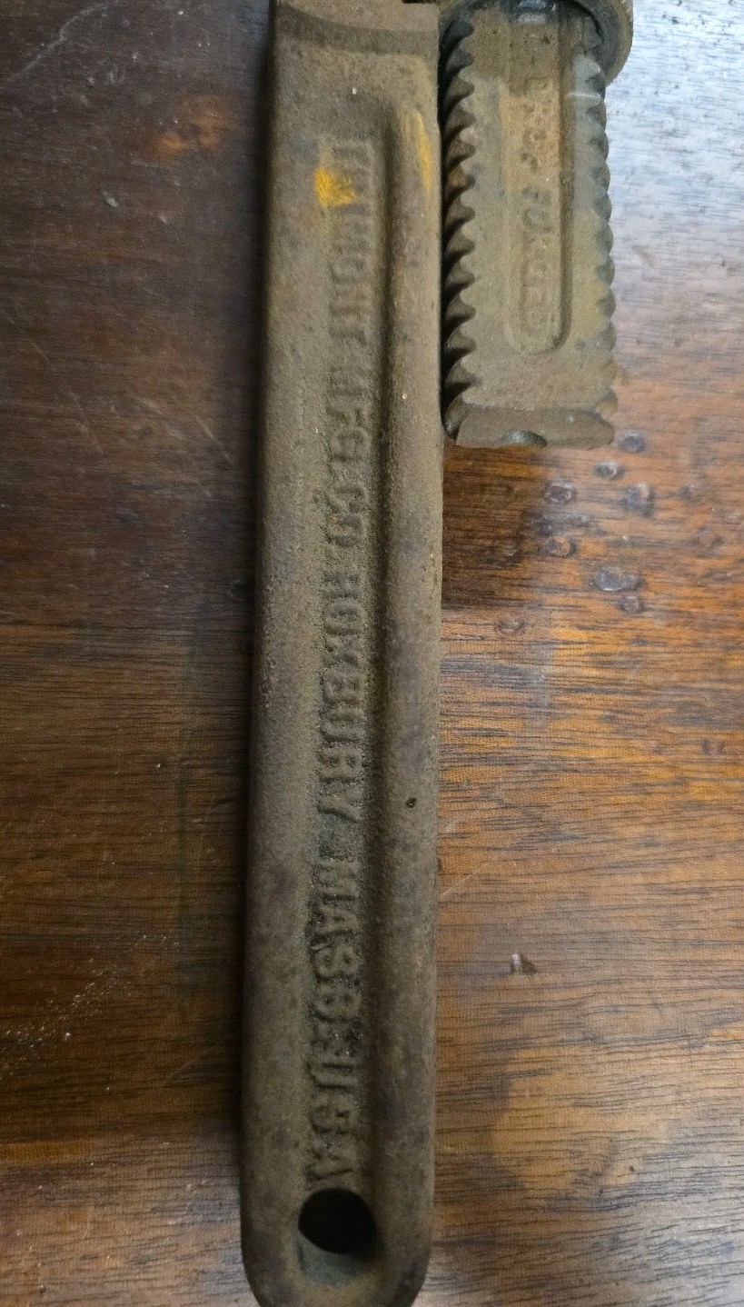 Vintage Trimont Mfg Co. 12″ Adjustable Pipe Wrench – Trimo Spud Monkey Wrench