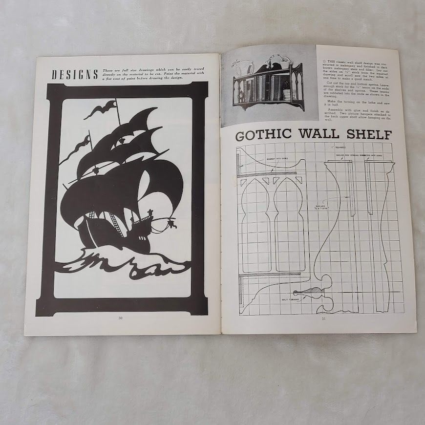 Vintage Delta Booklet 4562 Things to Make with Your Scroll Saw