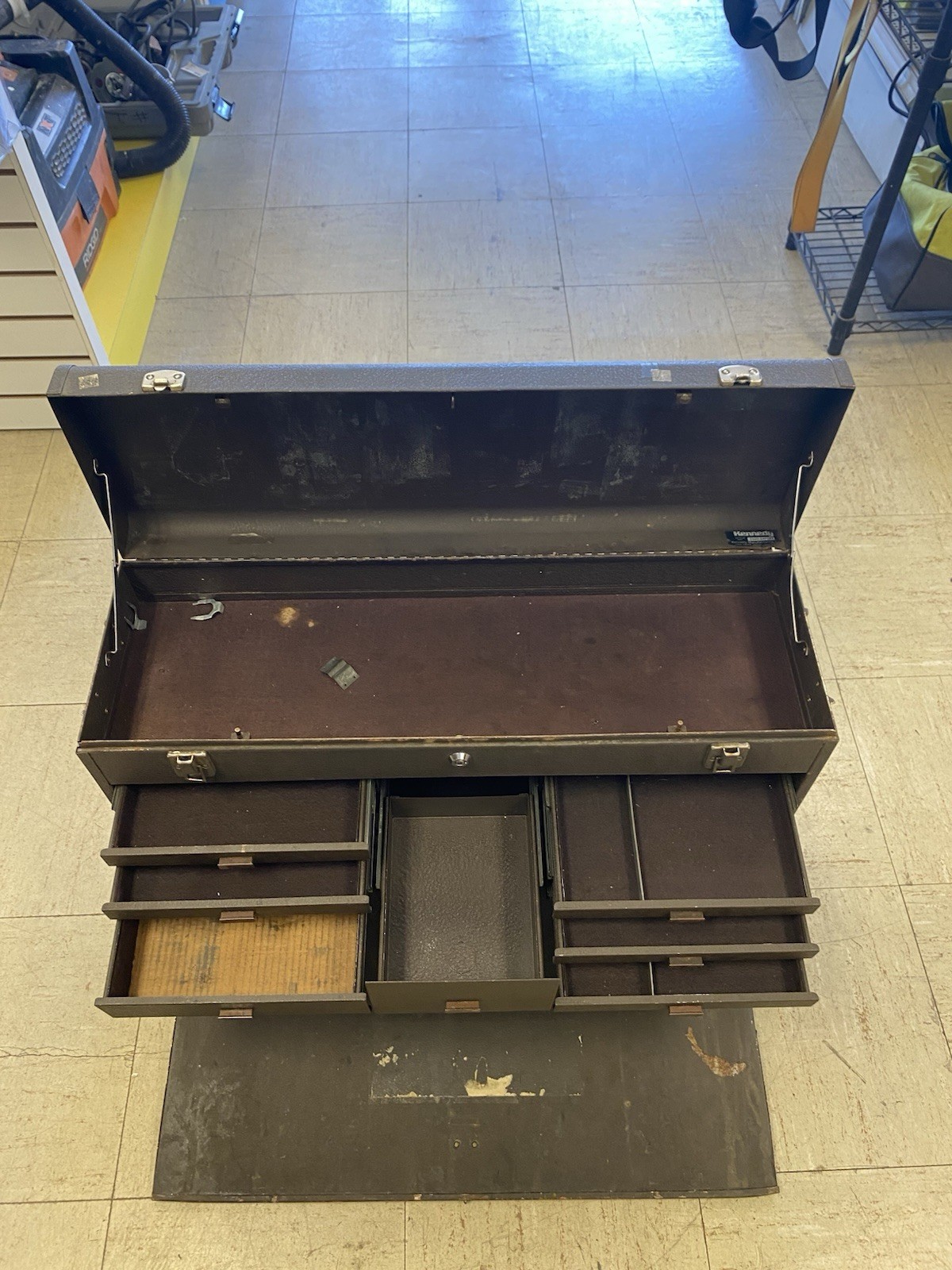 Vintage Kennedy 11-Drawer Machinist Tool Chest Box 52611 No Keys
