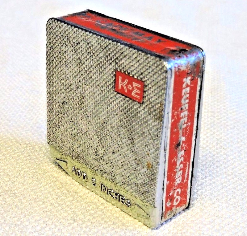 Vintage K&E 10ft Tape Measure Wyteface Cape May Keuffel Esser Co. (1E)