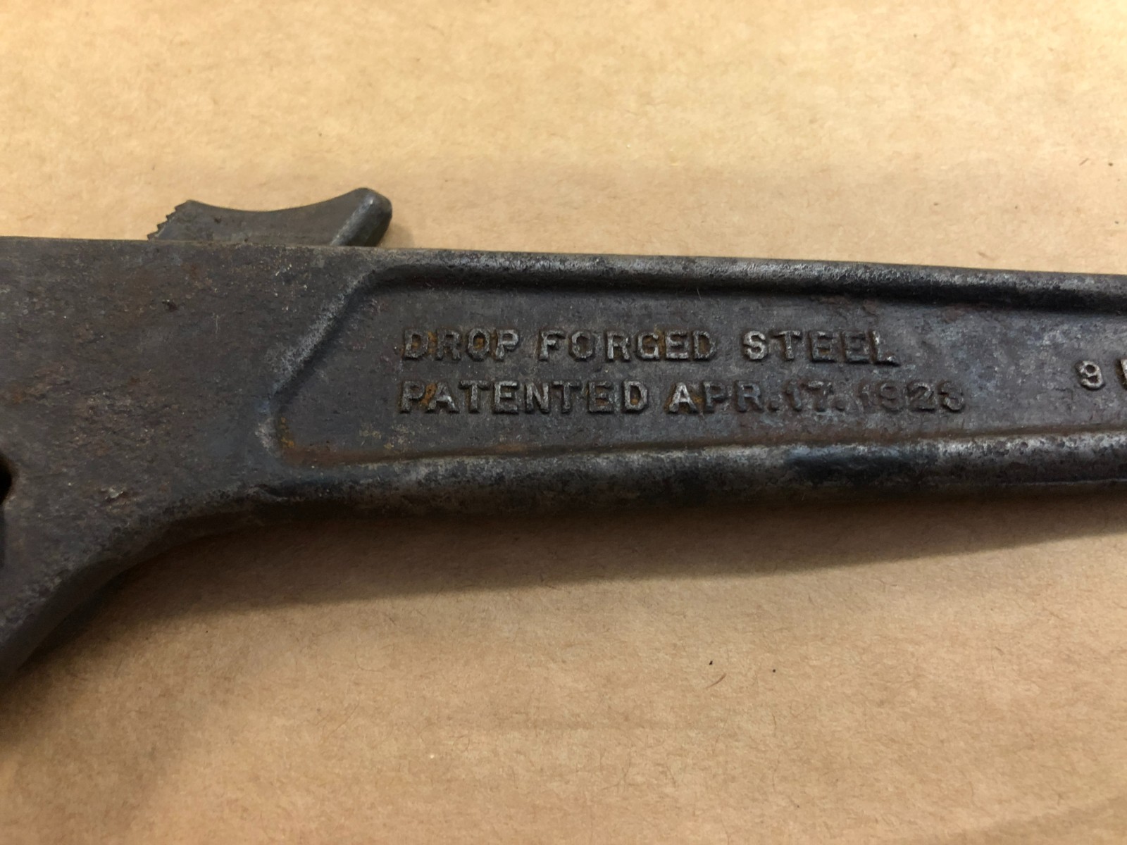 Unique Vintage Polly Gellman 9″ No. 91 Adjustable Wrench Tool