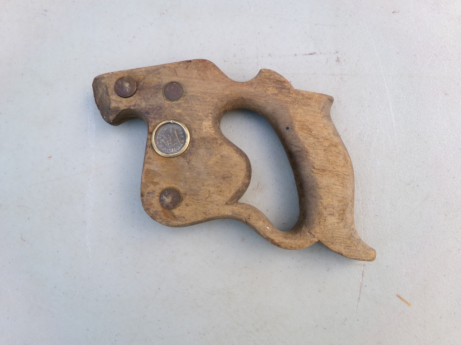Disston & Sons Hand Saw Handle Vintage Woodworking Tool L33
