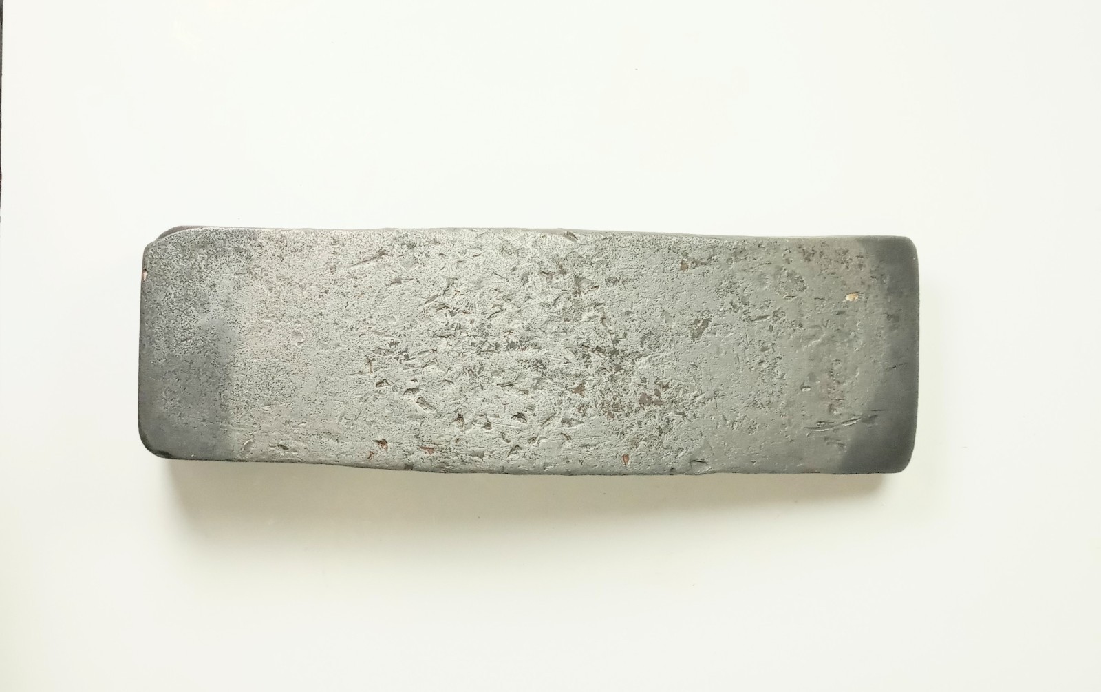 Antique 5.5lb Plumb Anchor Brand Straight Peen Blacksmith Hammer Head NO HANDLE