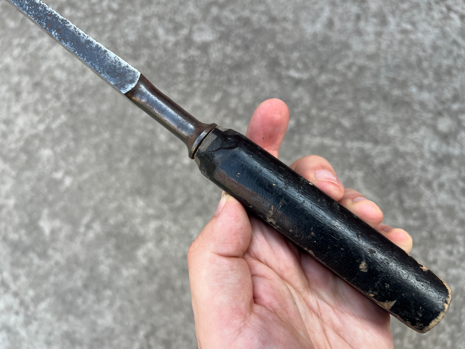 Vintage Wood Carving Chisel / Soviet Old Hand Tool / Made in USSR.