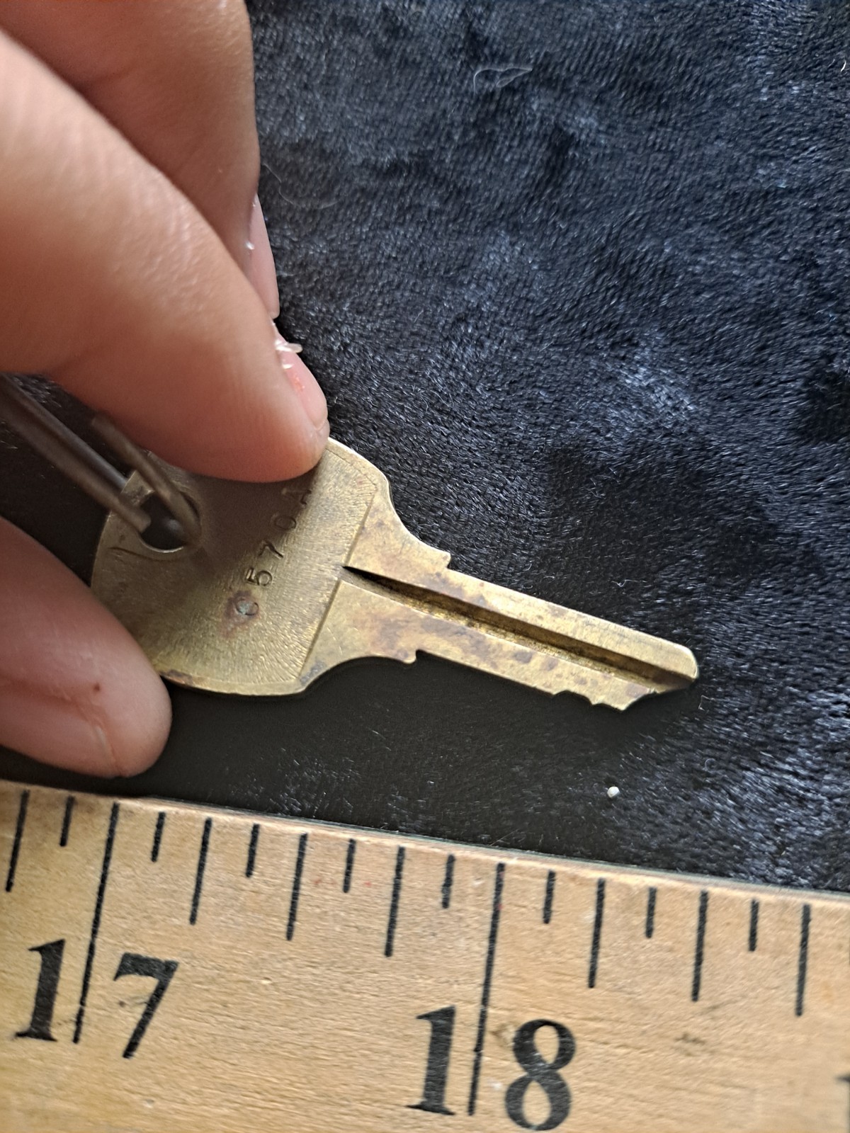 Vintage National Lock Company Rockford, ILL Key C570A